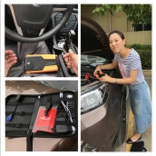 汽車(chē)應(yīng)急啟動(dòng)電源操作使用流程，美女親自體驗(yàn)每個(gè)步驟